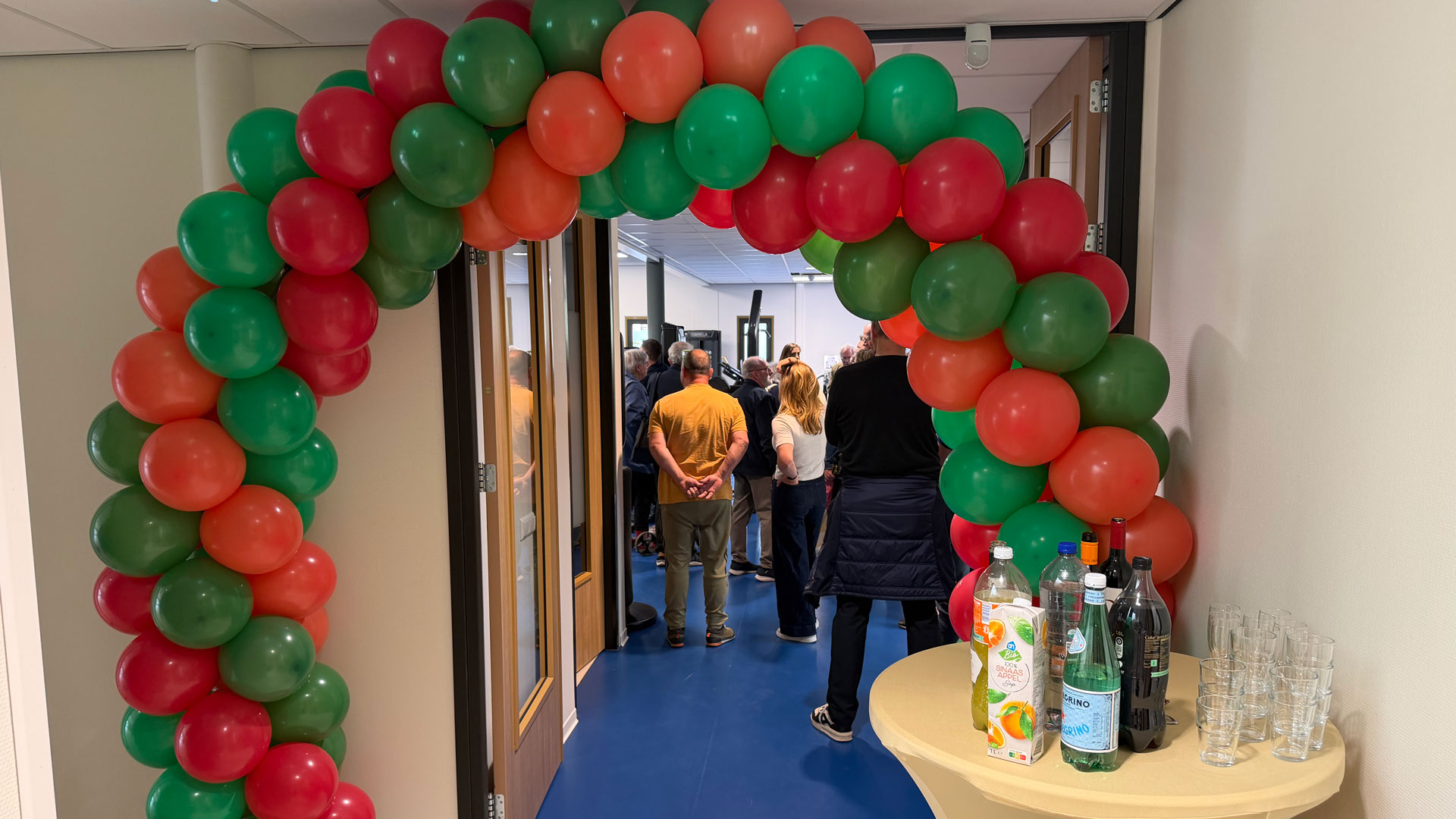 Opening nieuwe oefenzaal